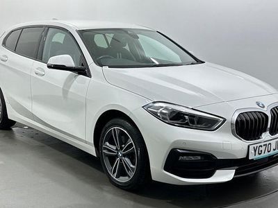 Begagnad BMW 116 Sport Line 116 HK (85 kW) 2020 Vit Halvkombi