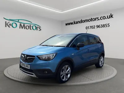 Used Vauxhall Crossland X S 130 HP (95 kW) 2018 Blue SUV
