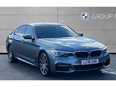 Used BMW 520 M Sport 190 HP (139 kW) 2018 Blue Sedan