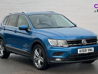 Used VW Tiguan Match 150 HP (110 kW) 2019 Caribbean blue metallic SUV