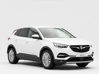 Used Vauxhall Grandland X Sport 130 HP (95 kW) 2018 White SUV