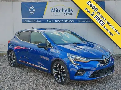Usado Renault Clio V Techno 2023 Azul Citadino