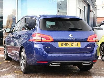 Blue Used 2019 Peugeot 308 SW GT-line Estate | £8,550 (Good price)