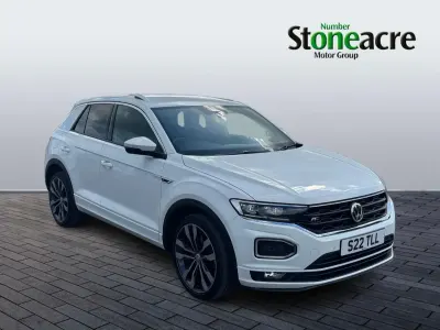 Used VW T-Roc R-line 150 HP (110 kW) 2020 White SUV