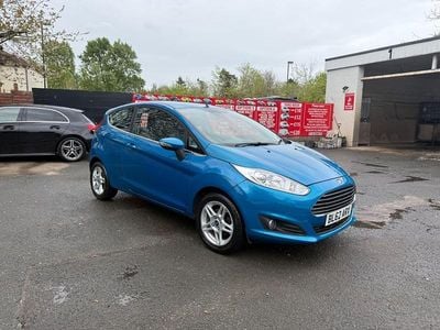 Used Ford Fiesta Zetec 2013 Blue Hatchback