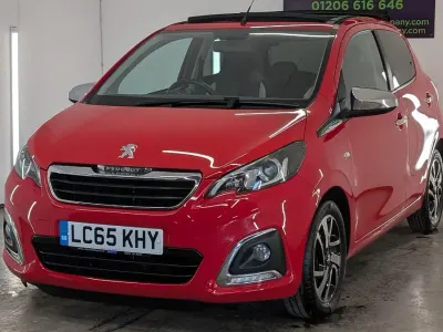 Used Peugeot 108 Allure 82 HP (60 kW) 2016 Red Hatchback
