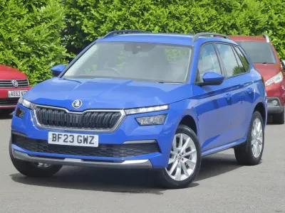 Used Skoda Kamiq SE 95 HP (69 kW) 2023 Blue SUV