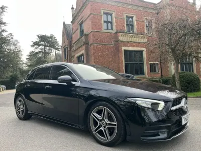 Used Mercedes A180 AMG line 116 HP (85 kW) 2020 Black Hatchback