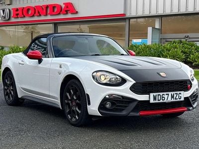 Used Abarth 124 Spider 170 HP (125 kW) 2018 White Cabriolet