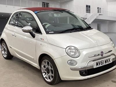 Used Fiat 500C Lounge 85 HP (62 kW) 2011 White Cabriolet