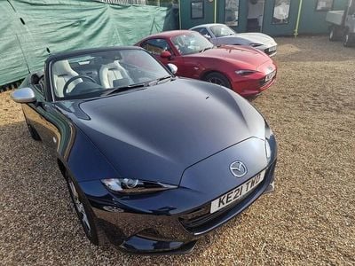 Used Mazda MX5 Inclusive 132 HP (97 kW) 2021 Blue Cabriolet