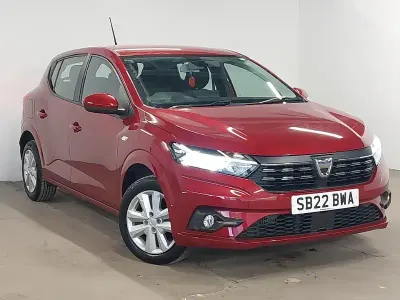 Używany Dacia Sandero Comfort 91 KM (66 kW) 2022 Czerwony Hatchback