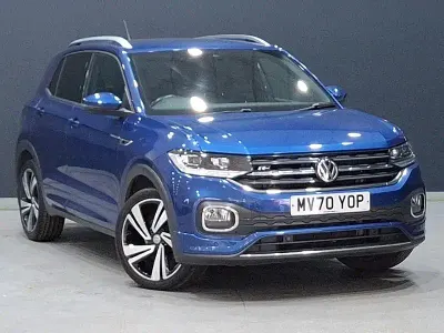 Used VW T-Cross R-line 115 HP (84 kW) 2020 Blue SUV