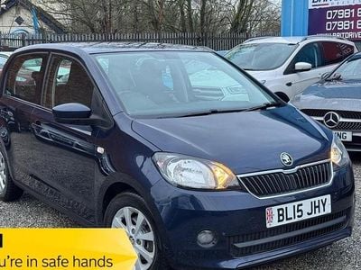 Used Skoda Citigo Elegance 75 HP (55 kW) 2015 Blue Hatchback