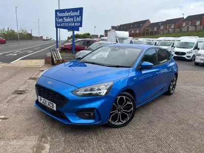 Used Ford Focus ST-Line X 120 HP (88 kW) 2021 Blue Hatchback