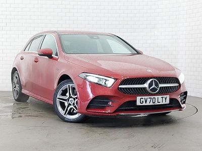 Begagnad Mercedes A250 AMG line 218 HK (160 kW) 2021 Röd Halvkombi