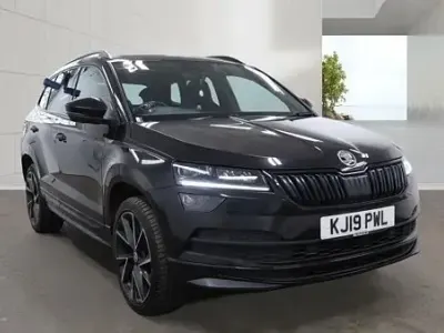 Used Skoda Karoq SportLine 150 HP (110 kW) 2019 Black SUV