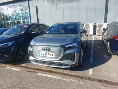 Used Audi Q4 e-tron S-Line 150 kW (204 HP) 2021 Blue SUV