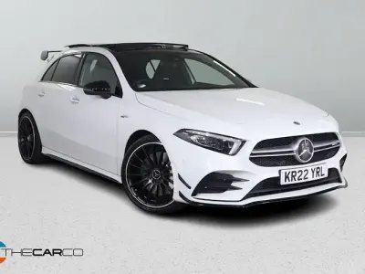 Used Mercedes A35 AMG Premium Plus 306 HP (225 kW) 2022 White Hatchback