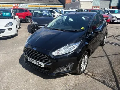 Used Ford Fiesta Zetec 82 HP (60 kW) 2017 Black Hatchback