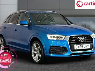 Used Audi Q3 S-line plus 184 HP (135 kW) 2016 Blue SUV