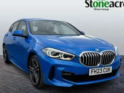 Used BMW 118 M Sport 136 HP (100 kW) 2021 Blue Hatchback