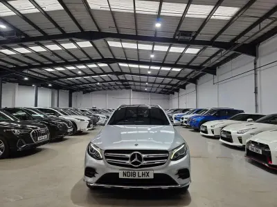 Usado Mercedes GLC220 AMG line 2018 Prateado SUV
