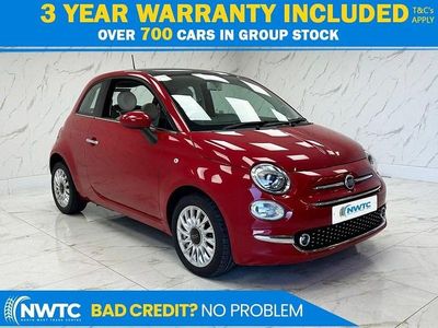 Used Fiat 500 Lounge 69 HP (50 kW) 2019 Red Hatchback
