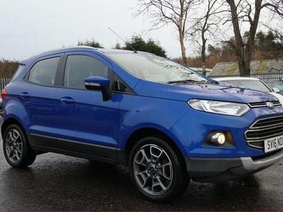 Blue Used 2016 Ford Ecosport Titanium SUV | £5,995 (Fair price)
