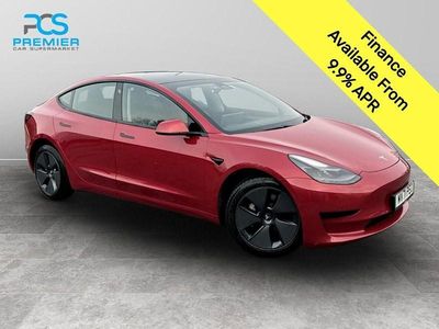 Red Used 2021 Tesla Model 3 Standard Range Sedan | £15,695 (Fair price)