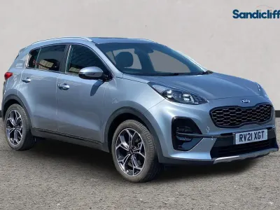 Used Kia Sportage GT-Line 177 HP (130 kW) 2021 Silver SUV