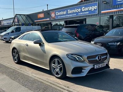Used Mercedes E220 AMG Line Premium 194 HP (142 kW) 2018 Silver Coupe