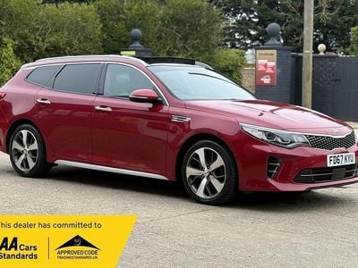 Used Kia Optima GT-Line S 139 HP (102 kW) 2018 Red Estate