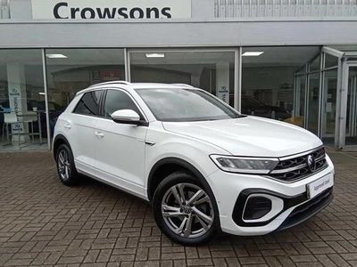 White Used 2022 VW T-Roc R-line SUV | £23,990 (A bit pricey)