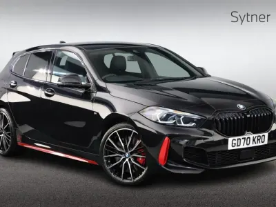 Used BMW 128 M Sport 261 HP (191 kW) 2020 Black Hatchback