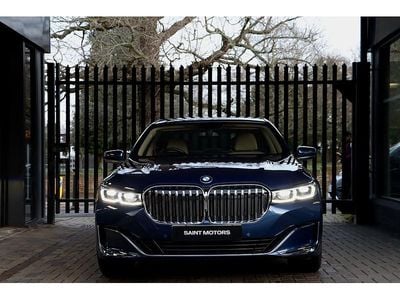 Used BMW 745e Comfort Edition 394 HP (289 kW) 2021 Blue Sedan