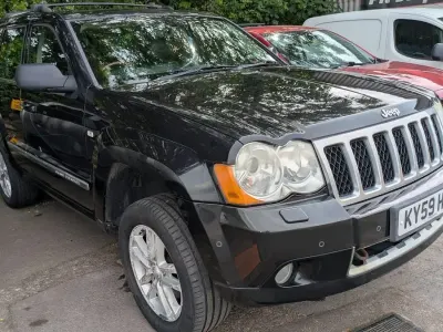 Used Jeep Grand Cherokee Overland 218 HP (160 kW) 2009 Black SUV