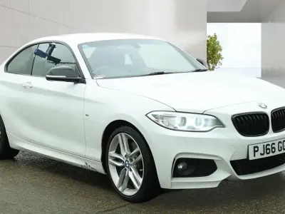 Begagnad BMW 218 M Sport 150 HK (110 kW) 2016 Vit Sportkupé