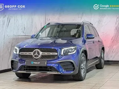 Used Mercedes GLB200 AMG line 163 HP (119 kW) 2022 Blue SUV