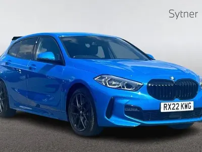 Used BMW 118 M Sport 136 HP (100 kW) 2022 Blue Hatchback