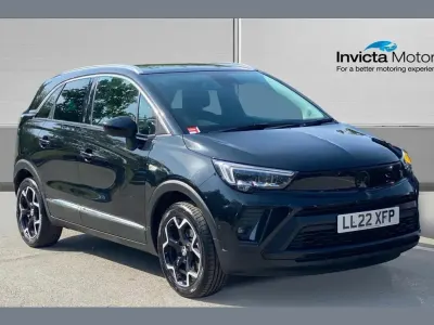 Used Vauxhall Crossland Ultimate 130 HP (95 kW) 2022 Black SUV