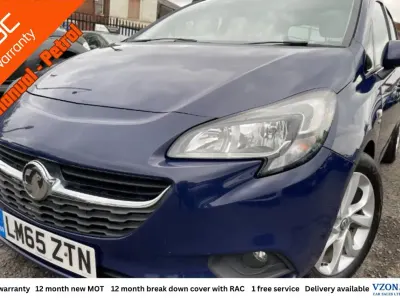 Used Vauxhall Corsa 90 HP (66 kW) 2015 Blue Hatchback