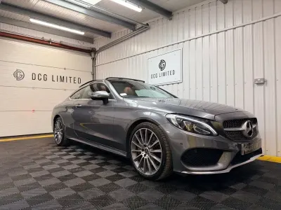 Used Mercedes C250 AMG Line Premium Plus 2017 Grey Coupe