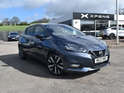 Begagnad Nissan Micra Tekna 92 HK (67 kW) 2021 Grå Halvkombi