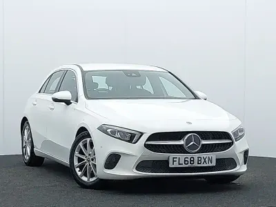 Used Mercedes A180 Executive 116 HP (85 kW) 2018 White Hatchback