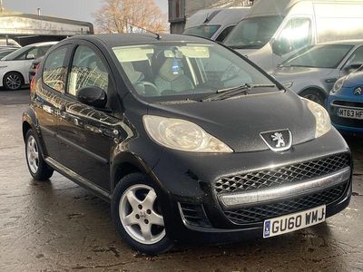 Used Peugeot 107 68 HP (50 kW) 2010 Black Hatchback