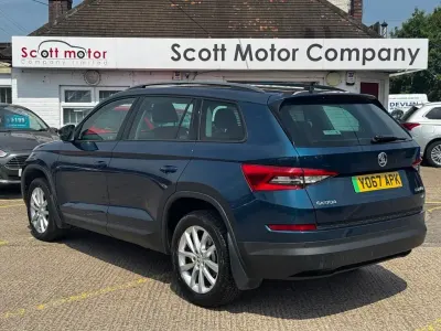 Used Skoda Kodiaq SE 150 HP (110 kW) 2017 Blue SUV