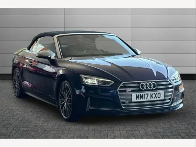 Used Audi A5 Cabriolet Advanced 354 HP (260 kW) 2017 Blue Cabriolet
