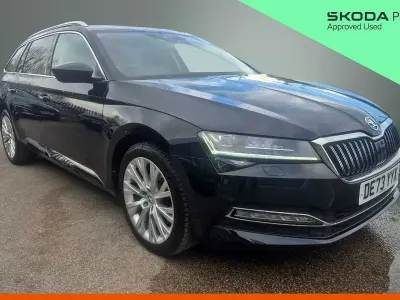 Used Skoda Superb SE L 196 HP (144 kW) 2023 Black magic pearl effect Estate