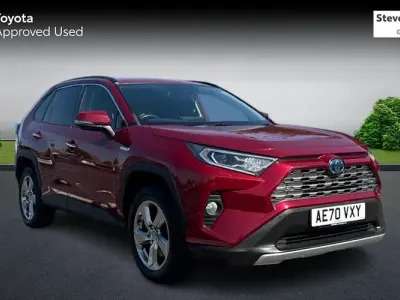Used Toyota RAV4 Hybrid 222 HP (163 kW) 2020 Red SUV